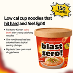 Low Calorie Korean Spicy Cup Ramen (6-Pack)